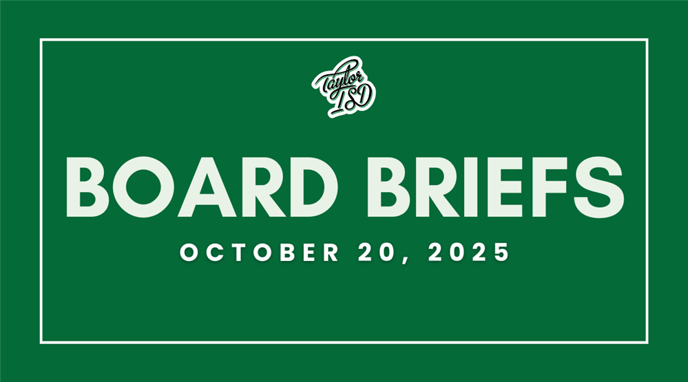 Oct. 22 2025 Board Briefs cover